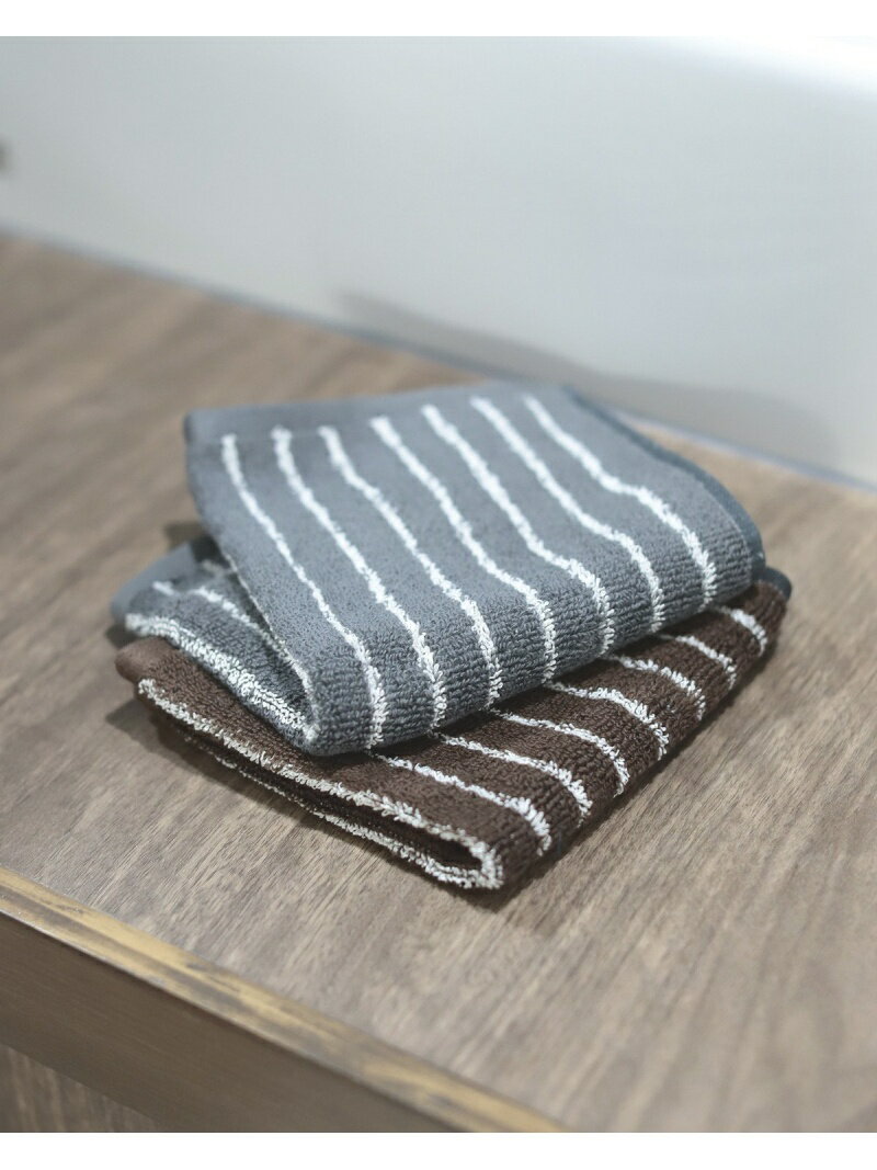 松久永助紙店 / 美濃和紙 ハンカチ タオル ストライプ BEAMS JAPAN ビームス ジャパン インテリア・生活雑貨 その他のインテリア・生活雑貨 ベージュ ブラック ブラウン[Rakuten Fashion]のサムネイル
