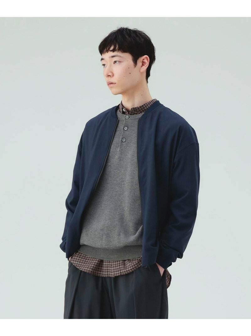 樂天商城 - クールタッチ ポリトロ MA-1 BEAMS HEART MEN ビームス ハート ジャケット・アウター MA-1 ブラック ネイビー【送料無料】[Rakuten Fashion]