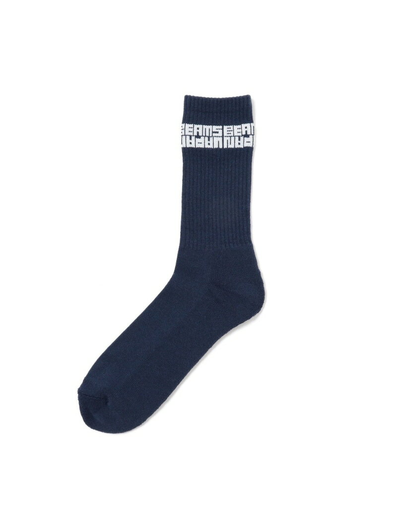 Rakuten - 【別注】ビームス ジャパン ロゴ ソックス BEAMS JAPAN ビームス ジャパン 靴下・レッグウェア 靴下 ホワイト[Rakuten Fashion]