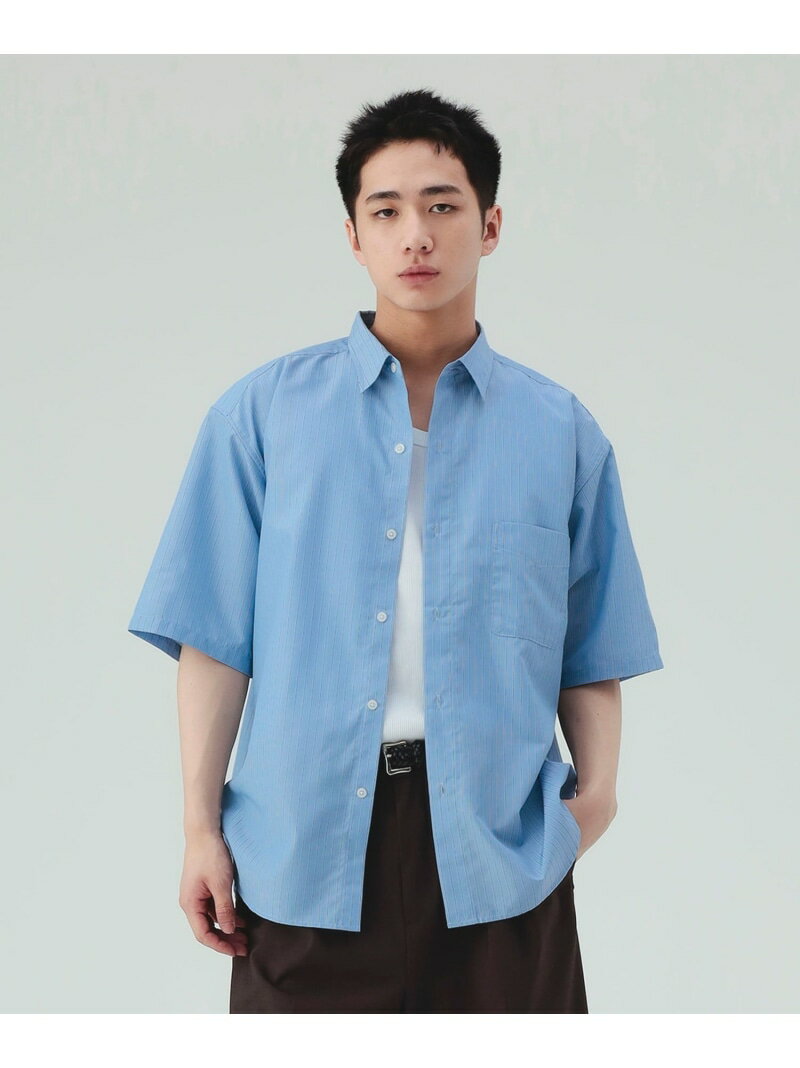 Rakuten - リラックスフィット レギュラーカラー シャツ BEAMS HEART MEN ビームス ハート トップス シャツ・ブラウス ネイビー【送料無料】[Rakuten Fashion]