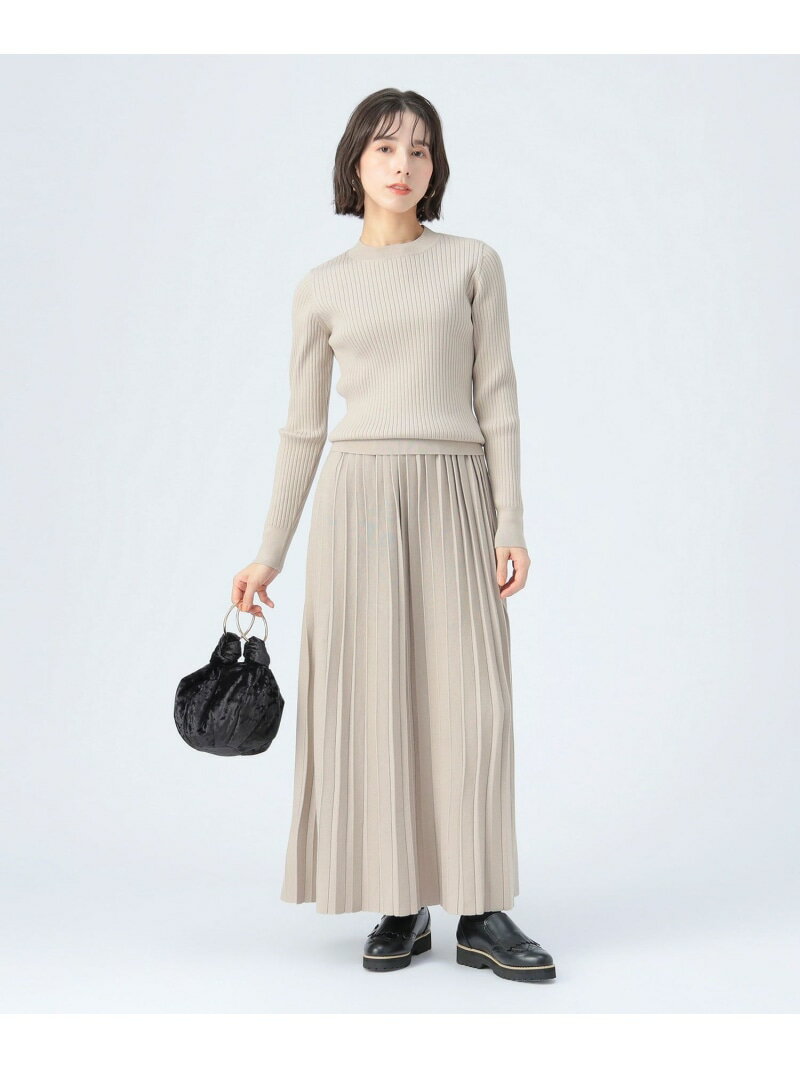【SALE／30%OFF】リブニット セットアップ(セットアイテム) BEAMS HEART WOMEN ビームス ハート ワンピース・ドレス その他のワンピース・ドレス ネイビー ブラウン ホワイト【RBA_E】【送料無料】[Rakuten Fashion]のサムネイル