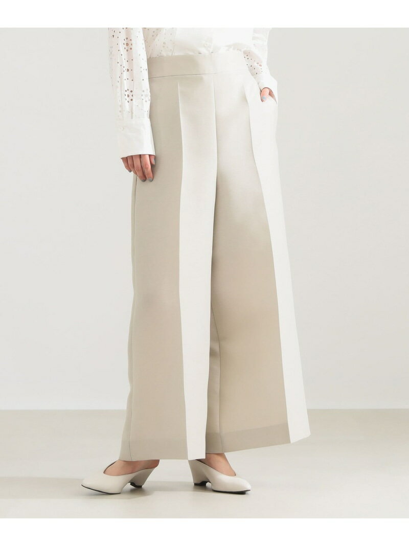 Rakuten - 【SALE／30%OFF】【4/2新規値下げ】ワイド シルエット パンツ Demi-Luxe BEAMS デミルクス ビームス パンツ その他のパンツ ベージュ ブラック【RBA_E】【送料無料】[Rakuten Fashion]