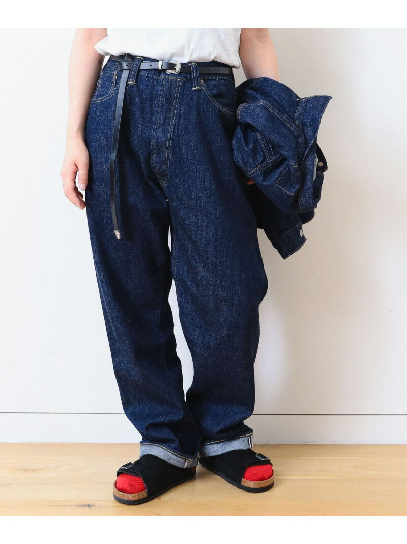 orSlow × BEAMS BOY / 別注 Monroe Pants Special BEAMS BOY ビームス ウイメン パンツ/ジーンズ フルレングス ブルー【先行予約】*【送料無料】[Rakuten Fashion]