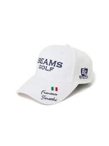 BEAMS GOLF / タラッティ キャップ 2 BEAMS GOLF ビームス ゴルフ 帽子 キャップ ホワイト ネイビー【送料無料】[Rakuten Fashion]