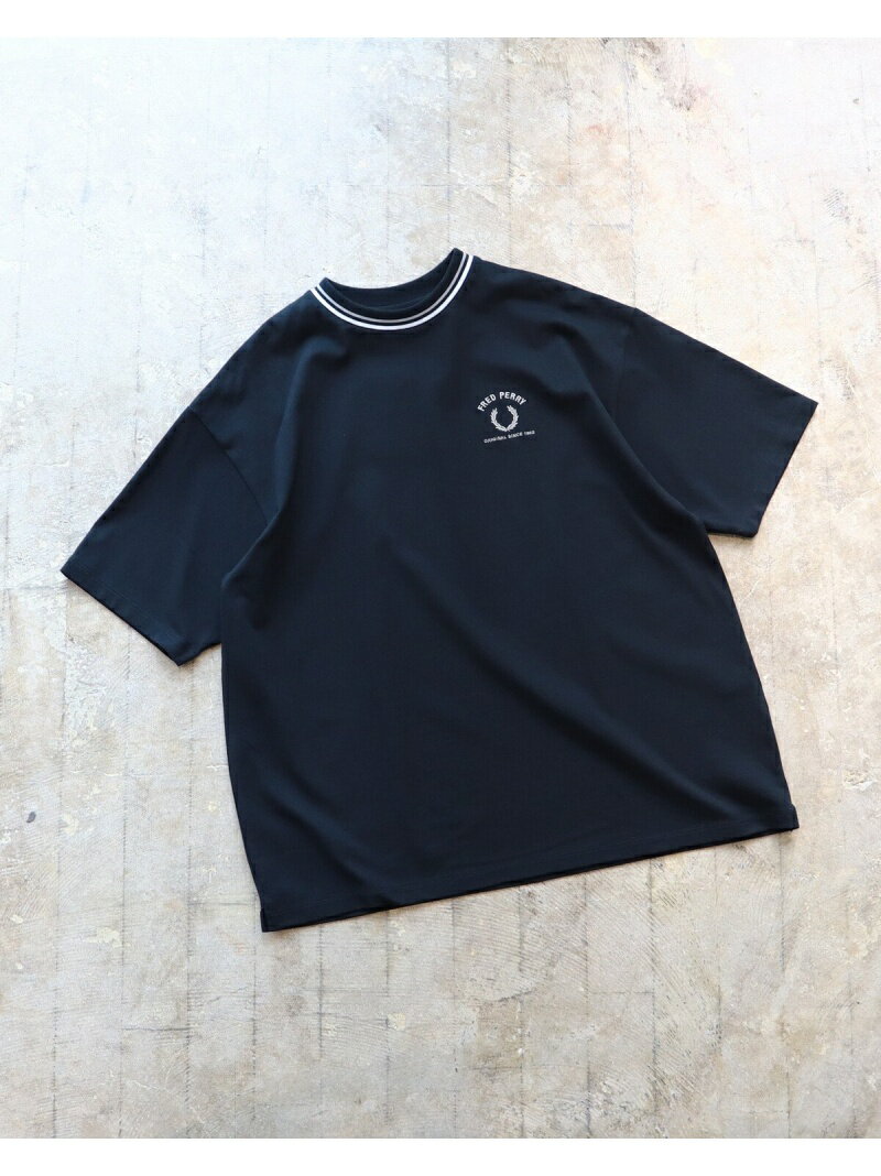 高知インター店 Fred Perry Beams 別注 Over Size Pique Tshirts Beams Men ビームス メン カットソー Tシャツ ブラック ホワイト ネイビー 送料無料 Fashion 流行に Www Utlb Org