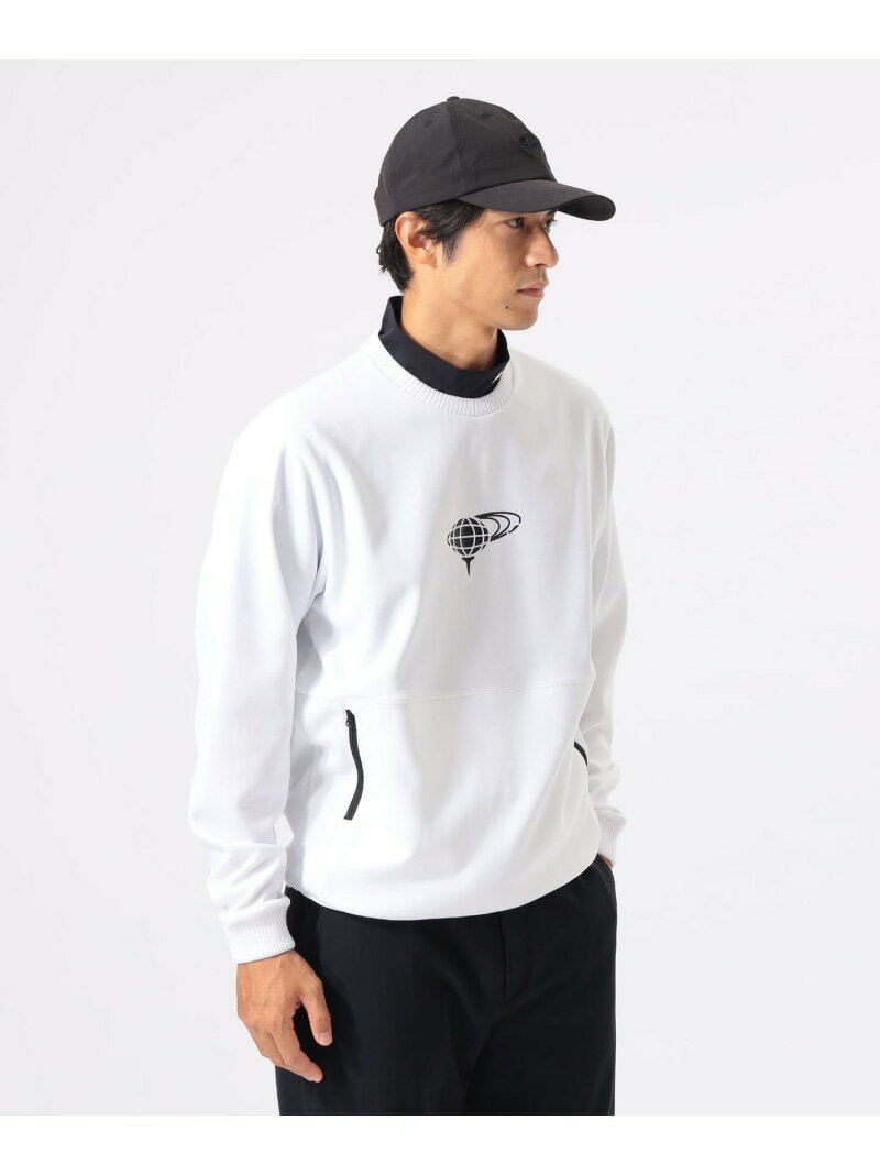 ORANGE LABEL / スムース 1ポイント プルオーバー BEAMS GOLF ORANGE LABEL ビームス ゴルフ トップス スウェット・トレーナー ブラック ホワイト【送料無料】[Rakuten Fashion]