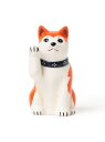 【別注】中外陶園 / まねき犬 右手 3号 BEAMS JAPAN ビームス ジャパン ファッション雑貨 その他のファッション雑貨 オレンジ【送料無料】[Rak...