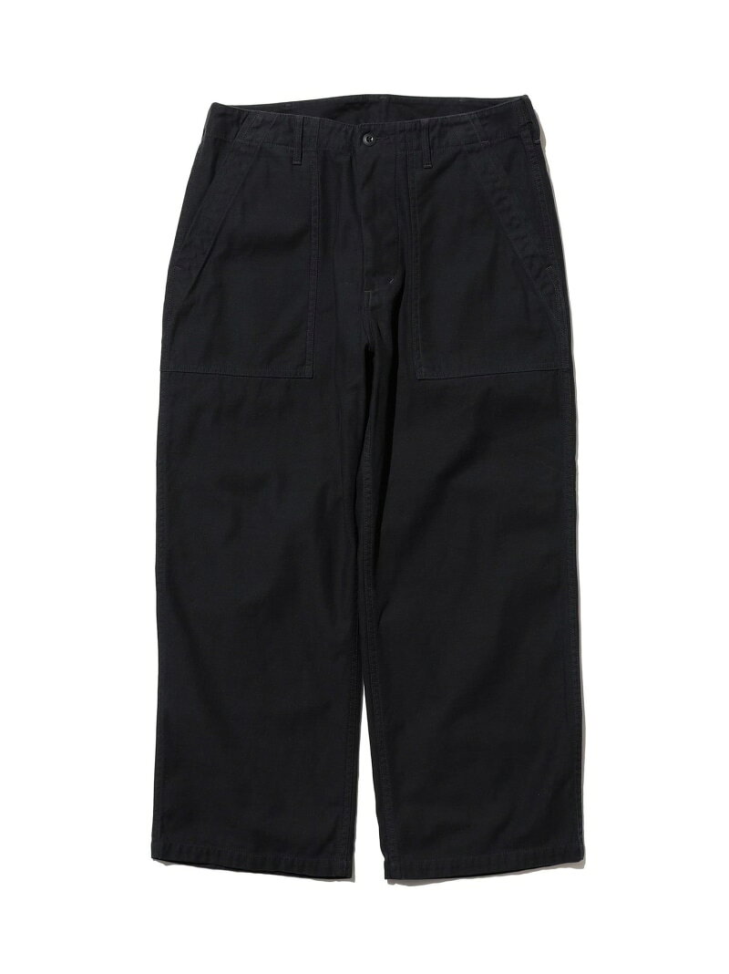 MIL Utility Trousers Reversed Sateen BEAMS PLUS ビームス メン パンツ その他のパンツ ブラック グリーン ネイビー【送料無料】[Rakuten Fashion]