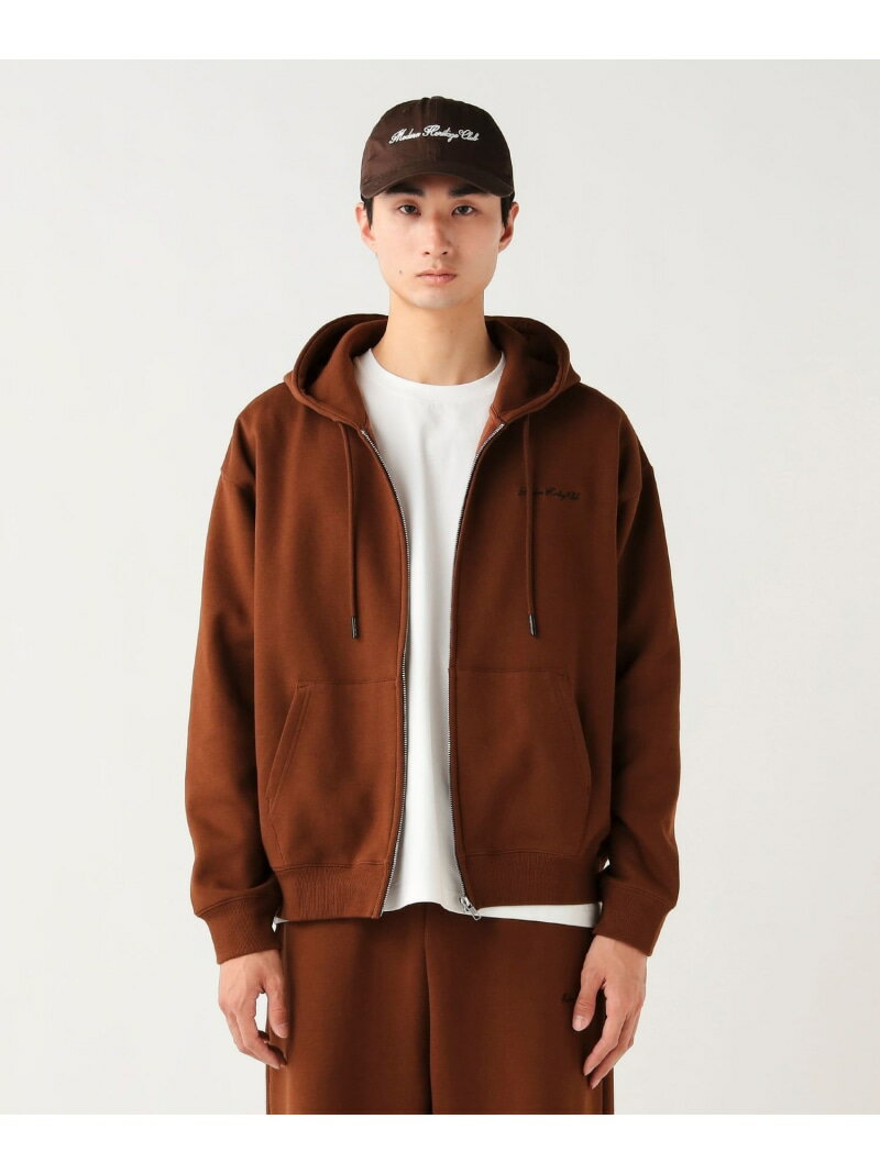 乐天商城 - MHC アスレジャー ジャケット BEAMS HEART MEN ビームス ハート トップス スウェット・トレーナー ブラウン グレー【送料無料】[Rakuten Fashion]