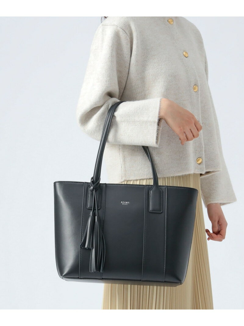 リサイクルレザーフリンジトートバッ...