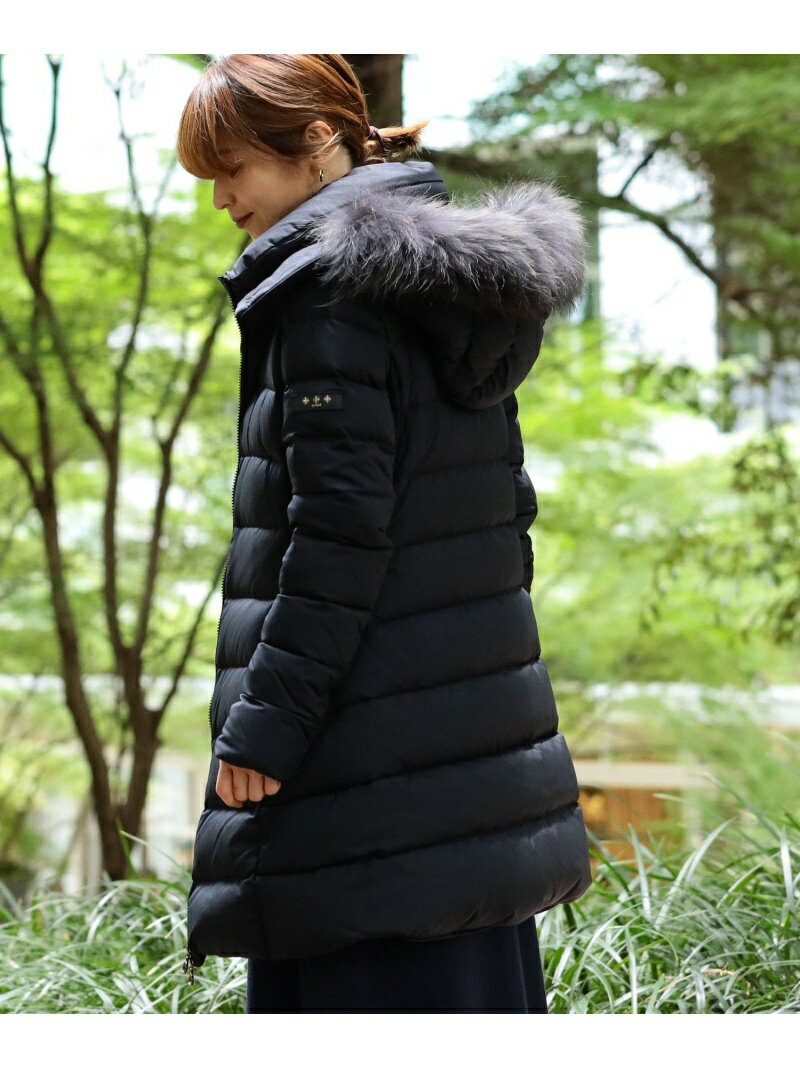 TATRAS * Demi-Luxe BEAMS / 別注 SARMA ファー ダウンコート ミドル丈 Demi-Luxe BEAMS デミルクス ビームス ジャケット・アウター その他のジャケット・アウター ブラック【送料無料】[Rakuten Fashion]のサムネイル
