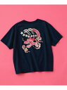 テーラー東洋 BEAMS BOY / 別注 STAR PINK DRAGON Tシャツ BEAMS BOY ビームス ウイメン トップス カットソー Tシャツ ネイビー ホワイト【先行予約】 【送料無料】 Rakuten Fashion