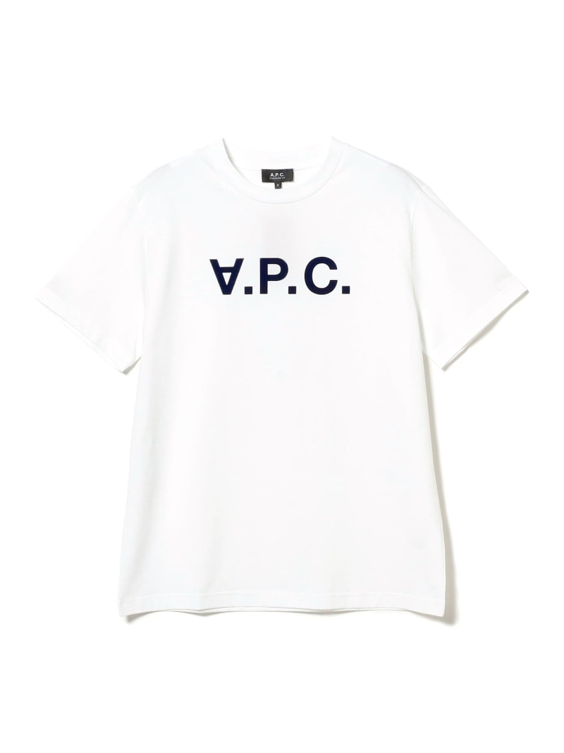 乐天商城 - A.P.C. / STANDARD GRAND V.P.C. Tシャツ Brilla per il gusto ビームス メン トップス カットソー・Tシャツ ホワイト ネイビー【送料無料】[Rakuten Fashion]