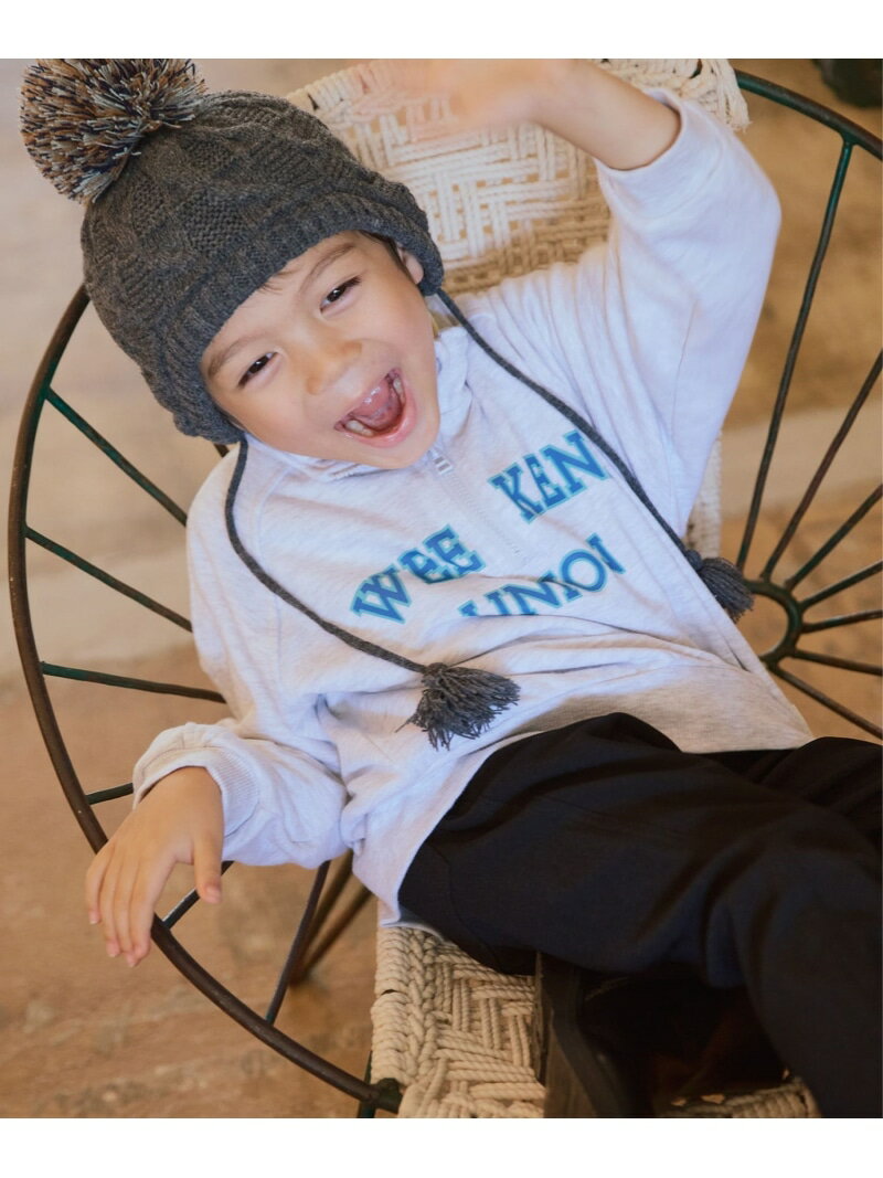 ハーフジップ スウェット プルオーバー 2025FW(90~140cm) BEAMS mini ビームス ミニ トップス スウェッ..