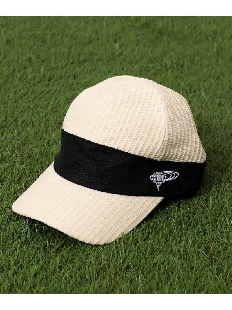 ＜WOMEN＞BEAMS GOLF / ペーパー キャップ BEAMS GOLF ビームス ゴルフ 帽子 キャップ ベージュ ホワイト ブラウン【送料無料】 Rakuten Fashion