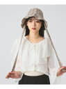 【別注】Casselini / フラワー ハット Ray BEAMS ビームス ウイメン 帽子 ハット ピンク ブルー【送料無料】[Rakuten Fashio...