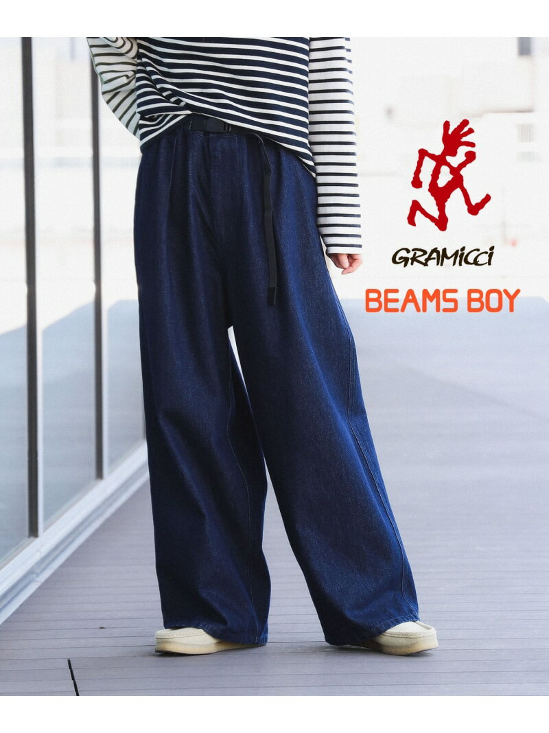 Gramicci * BEAMS BOY / 別注 ワイド デニム パンツ グラミチ 24AW BEAMS BOY ビームス ウイメン パンツ その他のパンツ【送料無料】[Rakuten Fashion]のサムネイル