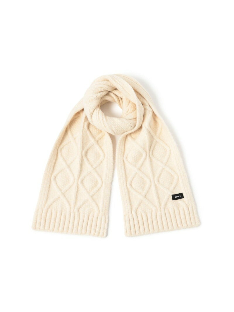 ケーブルニット マフラー BEAMS ビームス メン ファッション雑貨 マフラー・ストール・ネックウォーマ..