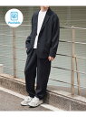 【洗濯機可/セットアップ/2点SET/4サイズ展開/3シーズン対応】ポリエステルドビー ジャケット&パンツ (2点セット) BEAMS HEART MEN ビー...