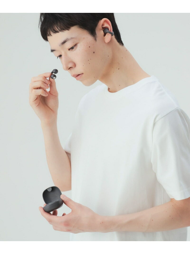 カフタイプ オープンイヤー イヤホン BEAMS HEART MEN ビームス ハート スマホグッズ・オーディオ機器 イヤホン・イヤホンケース・ヘッドフォン グレー【送料無料】[Rakuten Fashion]