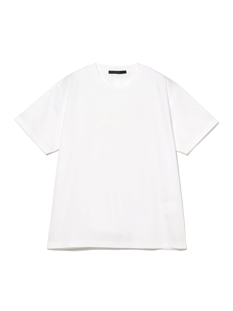 TATRAS / PILADE コットン センターロゴ クルーネック Tシャツ Brilla per il gusto ビームス メン トップス カットソー・Tシャツ ブラック ホワイト