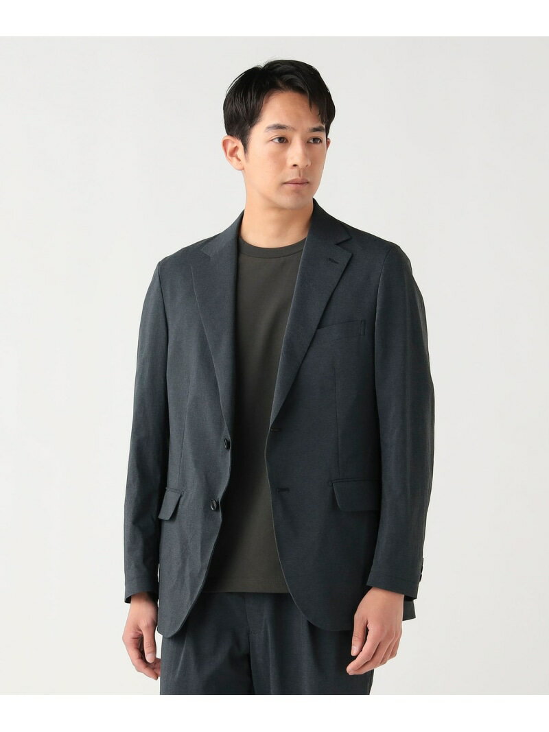 乐天商城 - ナイロン ストレッチ ジャケット26SS(セットアップ対応) BEAMS HEART MEN ビームス ハート ジャケット・アウター テーラードジャケット・ブレザー ブラック グレー【送料無料】[Rakuten Fashion]