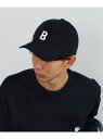 BEAMS HEART / フェルト ワッペン コーデュロイ キャップ BEAMS HEART MEN ビームス ハート 帽子 キャップ ネイビー ブラック Rakuten Fashion