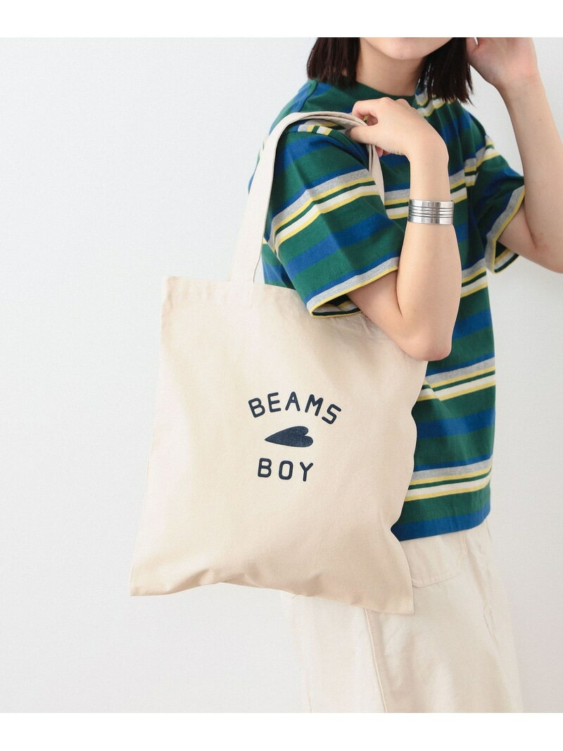 BEAMS トートバッグ メンズ 【受注生産商品】BEAMS BOY / HEART ロゴ バッグ トートバッグ BEAMS BOY ビームス ウイメン バッグ トートバッグ【先行予約】*【送料無料】[Rakuten Fashion]