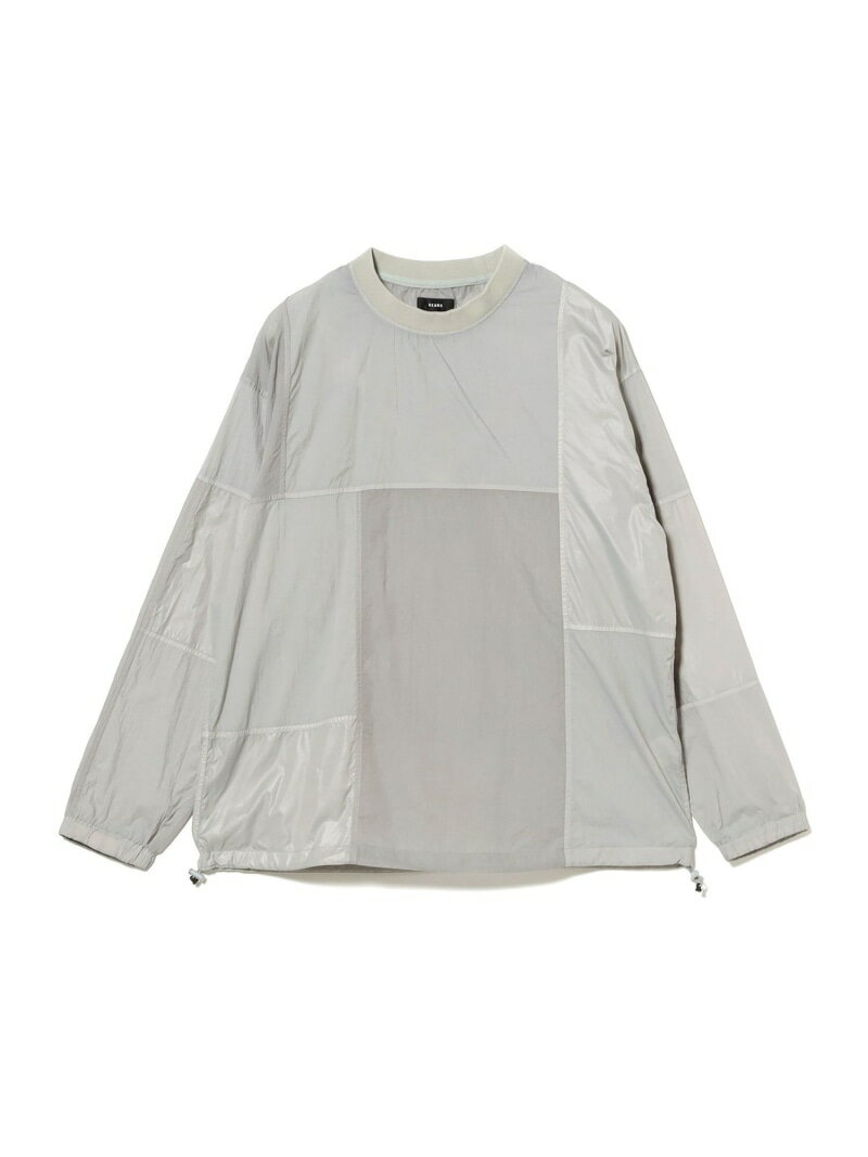 Rakuten - クレイジーパターン ナイロン クルーネック【ワイドフィット】 BEAMS ビームス メン トップス カットソー・Tシャツ ブラック グレー【送料無料】[Rakuten Fashion]