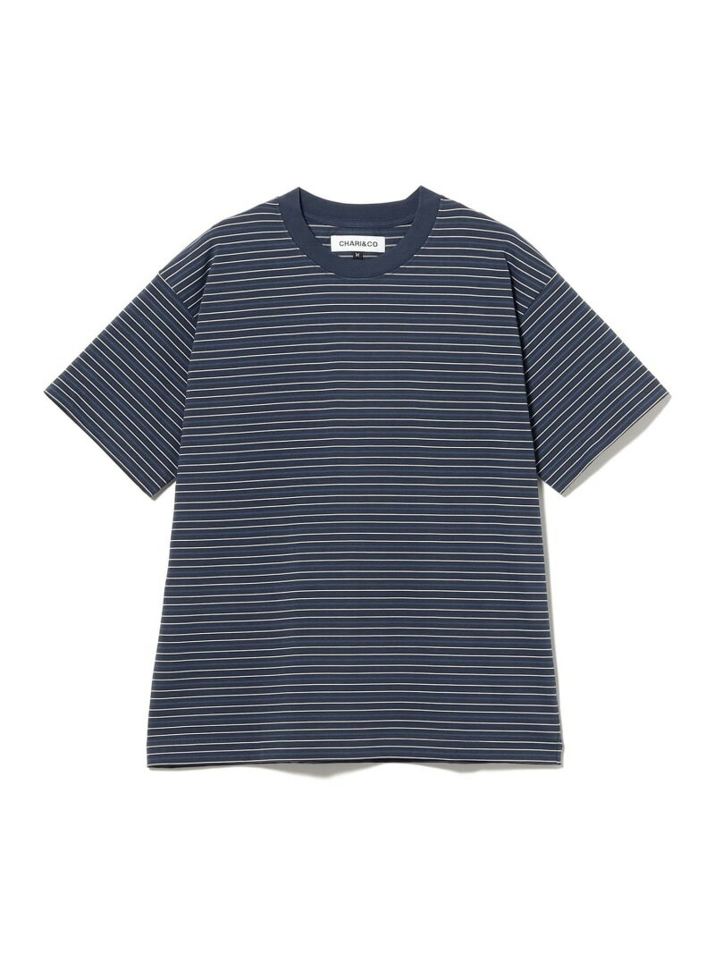 CHARI&CO / IN BETWEEN TEE BEAMS T ビームスT トップス カットソー・Tシャツ ネイビー【送料無料】[Rakuten Fashion]