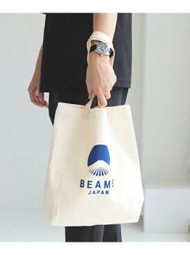 evergreen works *BEAMS JAPAN / 別注 ビームス ジャパン ロゴ トートバッグ BEAMS JAPAN ビームス ジャパン バッグ トートバッグ ブラック レッド[Rakuten Fashion]