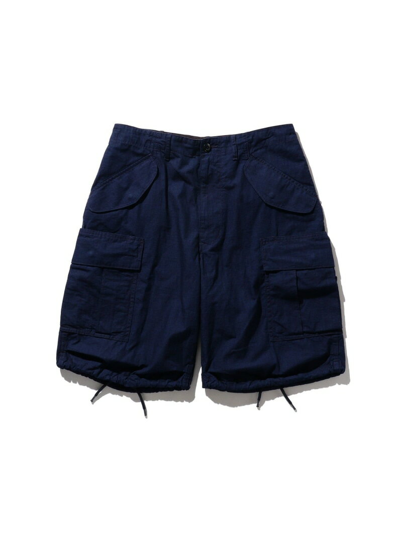 BEAMS PLUS｜MIL 6Pocket Indigo Rip Stop｜メンズ パンツ ミリタリーパンツ｜インディゴ リップストップ｜ワイドシルエット｜経年変化を楽しむ｜水洗い可能｜春夏秋冬 オールシーズン BEAMS PLUS ビームス メン パンツ その他のパンツ ネイビ【送料無料】[Rakuten Fashion]
