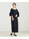 ne Quittez pas / ポプリン タック ロングスリーブ ワンピース Demi-Luxe BEAMS デミルクス ビームス ワンピース・ドレス その他...