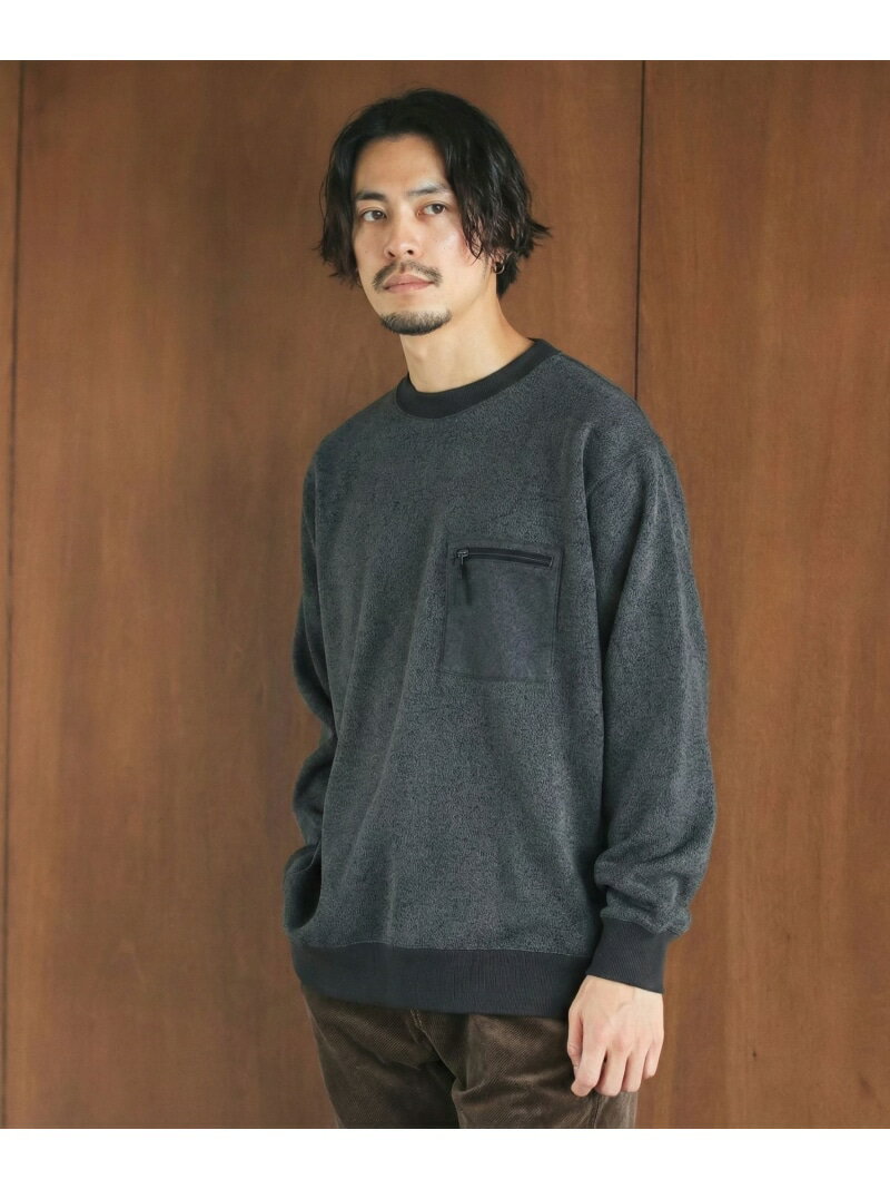 ライトフリース クルーネック スウェット 25AW 長袖 メンズ 保温性 ソフトな肌触り B:MING by BEAMS ビーミング ライフストア バイ ビームス トップス スウェット・トレーナー グレー ネイビー【送料無料】[Rakuten Fashion]