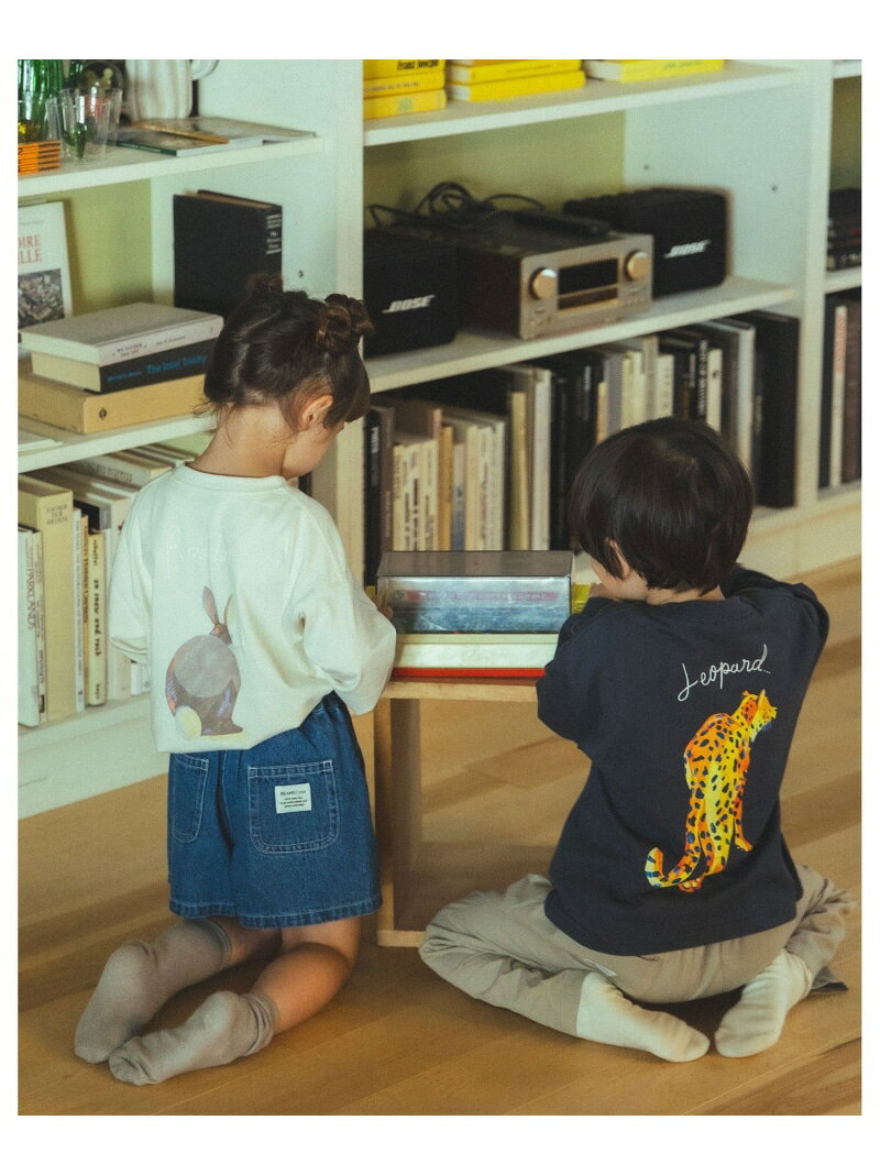 アニマル HIP ロングスリーブ Tシャツ 2025FW(90~140cm) BEAMS mini ビームス ミニ トップス カットソー・Tシャツ[Rakuten Fashion]
