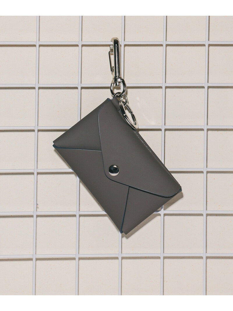 BEAMS/ビームスのbPr BEAMS / ラバーレザー カードケース キーホルダー bPr BEAMS ビームス メン 財布・ポーチ・ケース その他の財布・ポーチ・ケース ネイビー カーキグリーン レッド イエロー ブラック【送料無料】[Rakuten Fashion]｜アングル2