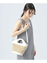 くり手ハンドル バッグ 25SS ショルダーバッグ レディース BEAMS HEART WOMEN ビームス ハート バッグ かごバッグ ブラック ホワイト【送...