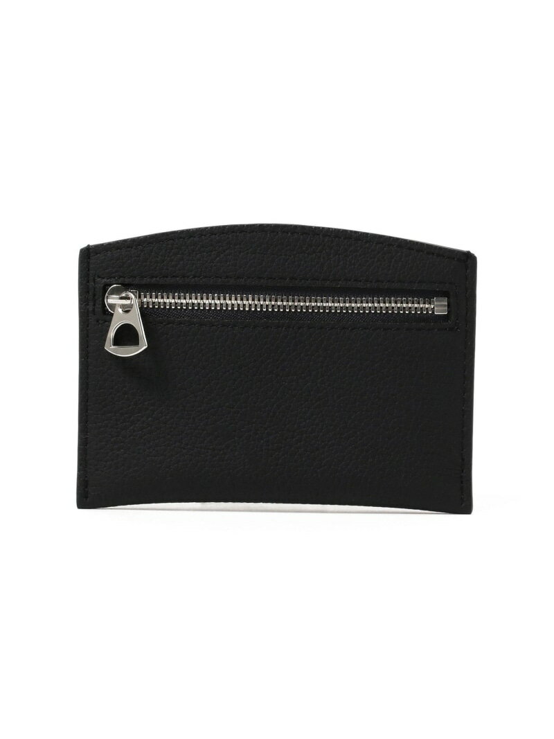 BEAMS｜ITTI / Card Wallet｜メンズ カードケース 名刺入れ｜コンパクトウォレット ミニ財布｜薄型 スリム｜ジップポケット付き｜ギフト プレゼント BEAMS ビームス メン 財布・ポーチ・ケース 財布 ブラック【送料無料】[Rakuten Fashion]
