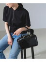 CHRISTIAN VILLA / スクエア ボストン バッグ Demi-Luxe BEAMS デミルクス ビームス バッグ ハンドバッグ ブラック【送料無料】...