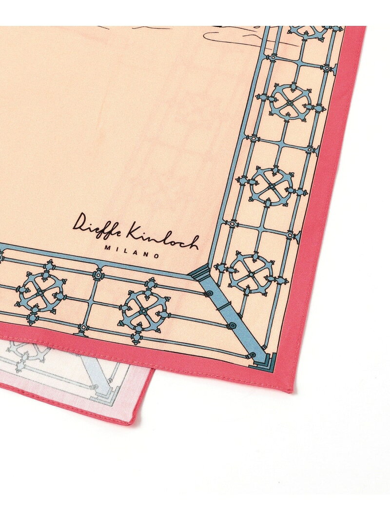 Dieffe Kinloch / コットン 蒸気船プリント ハンカチ BEAMS F ビームス メン ファッション雑貨 ハンカチ・ハンドタオル ベージュ[Rakuten Fashion] 2