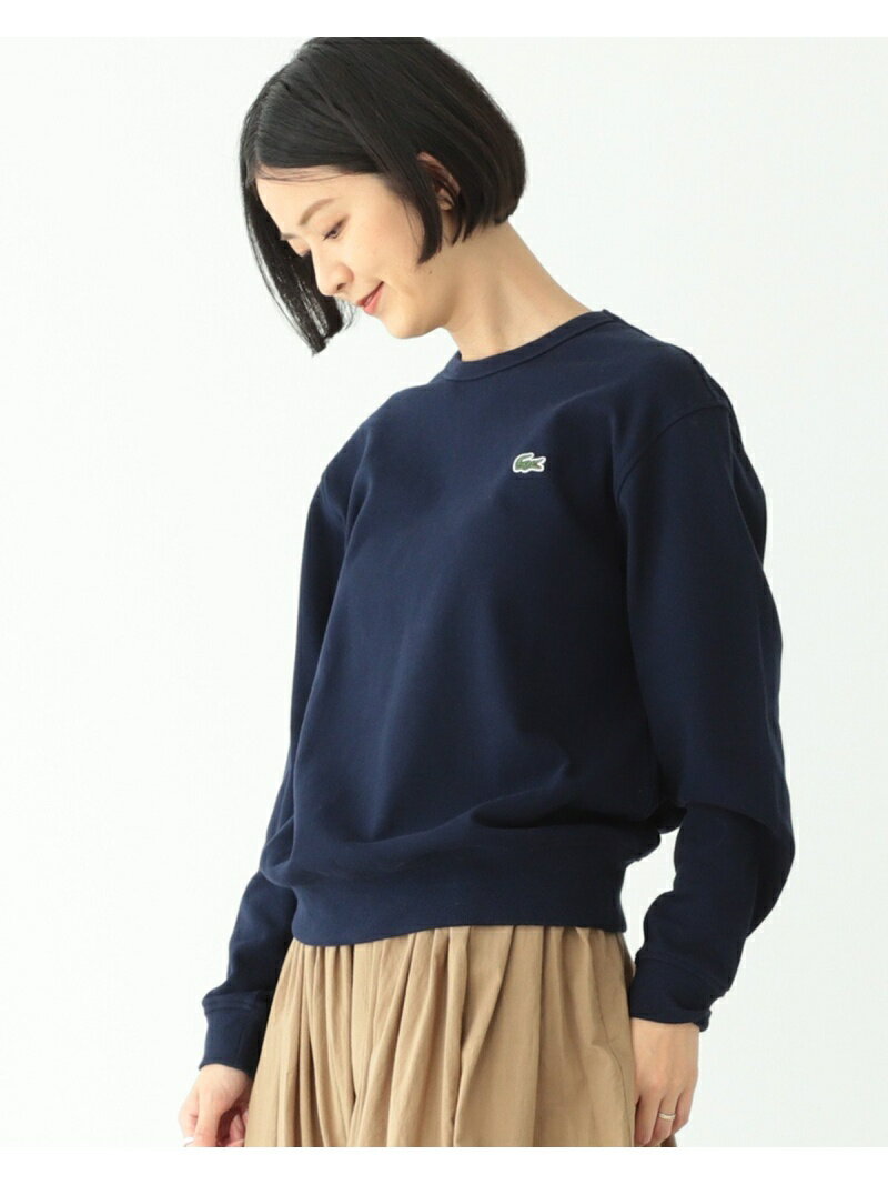 [Rakuten Fashion]LACOSTE × BEAMS BOY / 別注 ヘビーピケ ロングスリーブ Tシャツ BEAMS BOY ビームス ウイメン カットソー Tシャツ ネイビー ホワイト ブラック【送料無料】