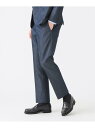 COOL MOTION(R) デニムライク 1プリーツ スラックス (セットアップ対応/ナローフィット) B:MING by BEAMS ビーミング ライフスト...