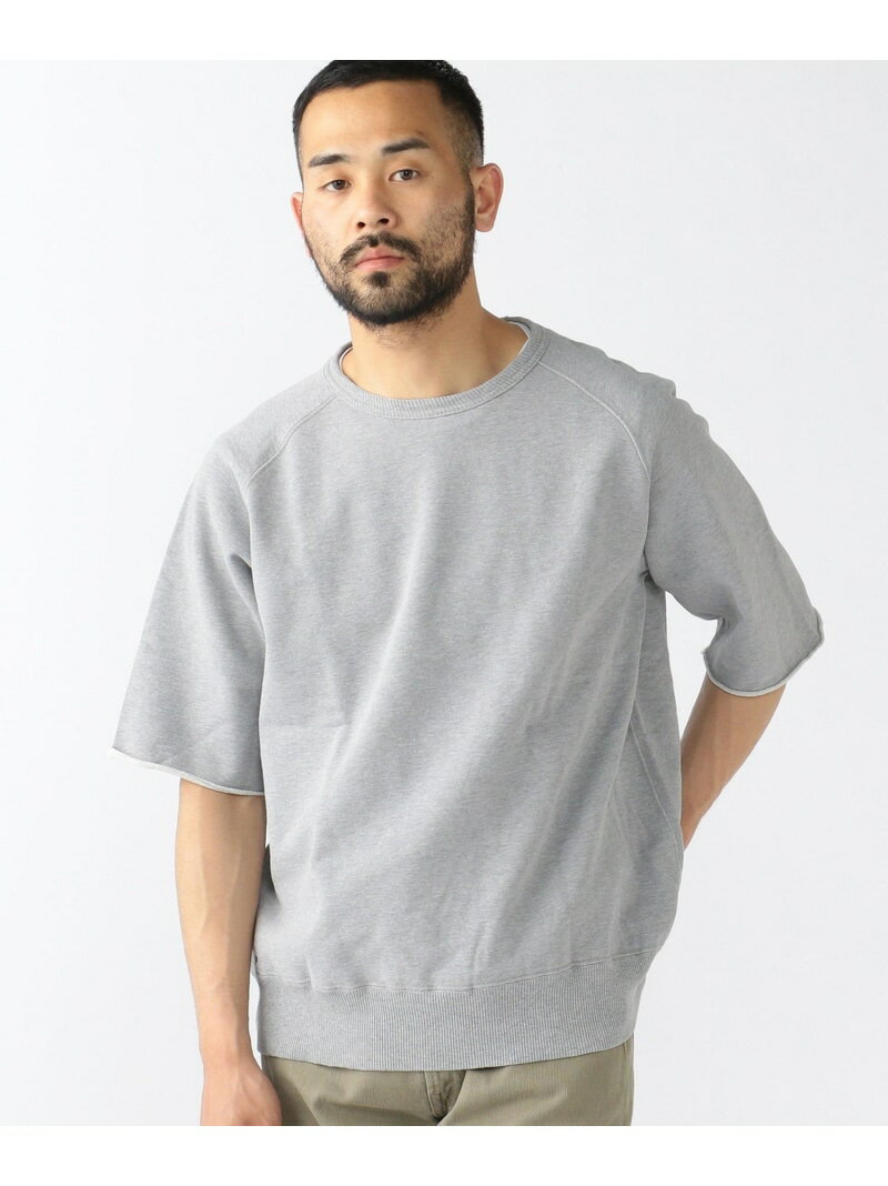 REMI RELIEF * BEAMS PLUS /  Cut Off Short Sleeve Sweat Grey BEAMS PLUS ӡॹ  ȥåץ åȡȥ졼ʡ̵[Rakuten Fashion]