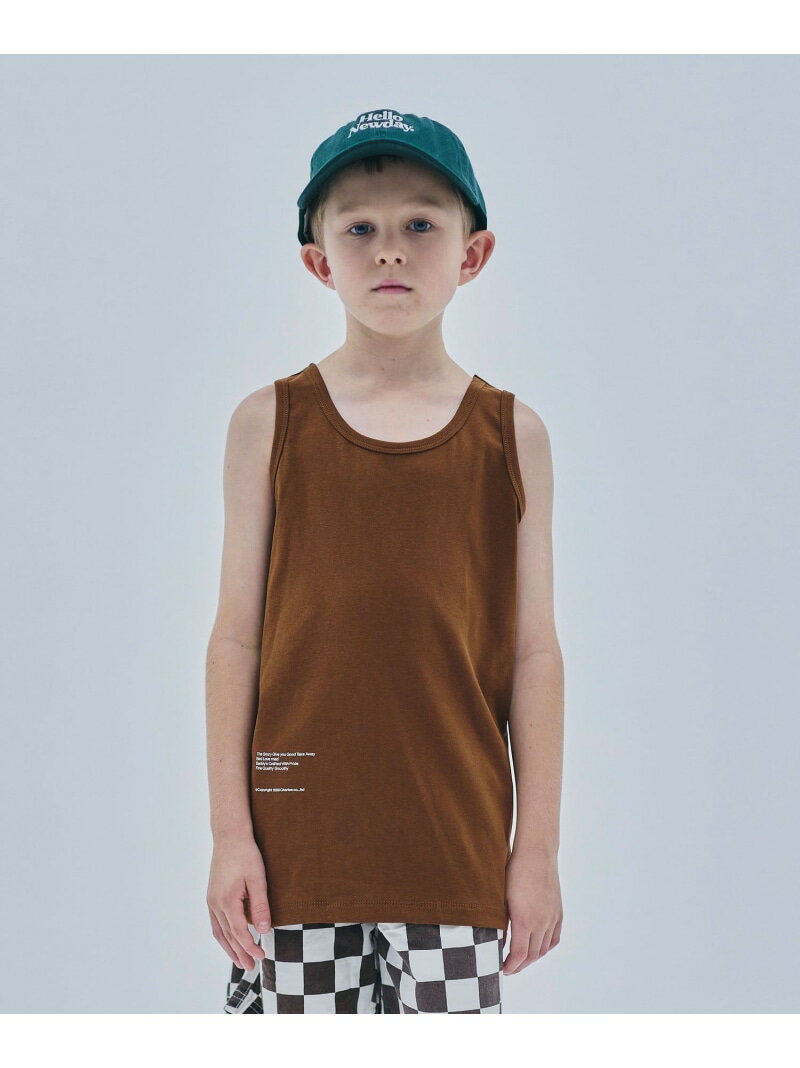 Rakuten - SMOOTHY / フライス タンクトップ 2026SS(110~160cm) こども ビームス コドモ ビームス トップス カットソー・Tシャツ ブラック ブラウン[Rakuten Fashion]