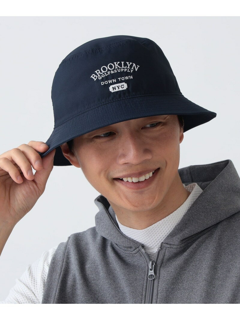 樂天商城 - PURPLE LABEL / BROOKLYN バケットハット BEAMS GOLF ビームス ゴルフ 帽子 キャップ ネイビー ホワイト ベージュ【送料無料】[Rakuten Fashion]
