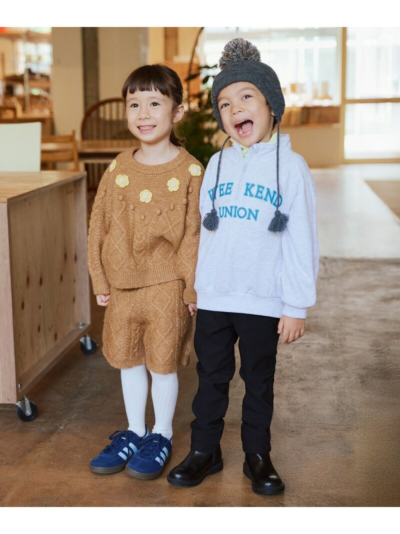 ベーシック ストレッチ パンツ (90~150cm) 26SS 通学 通園 キッズ BEAMS mini ビー...