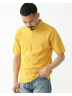 Solid Knit Polo 11-02-0403-156: Mustard