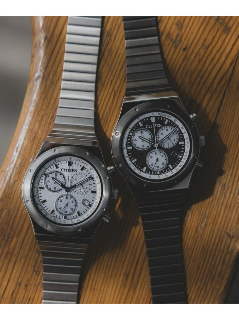 ڥӡॹɴ̾ʡCITIZEN * BEAMS /  1984 CHRONO SILVER BEAMS ӡॹ  ꡼ӻ ӻ С̵[Rakuten Fashion]