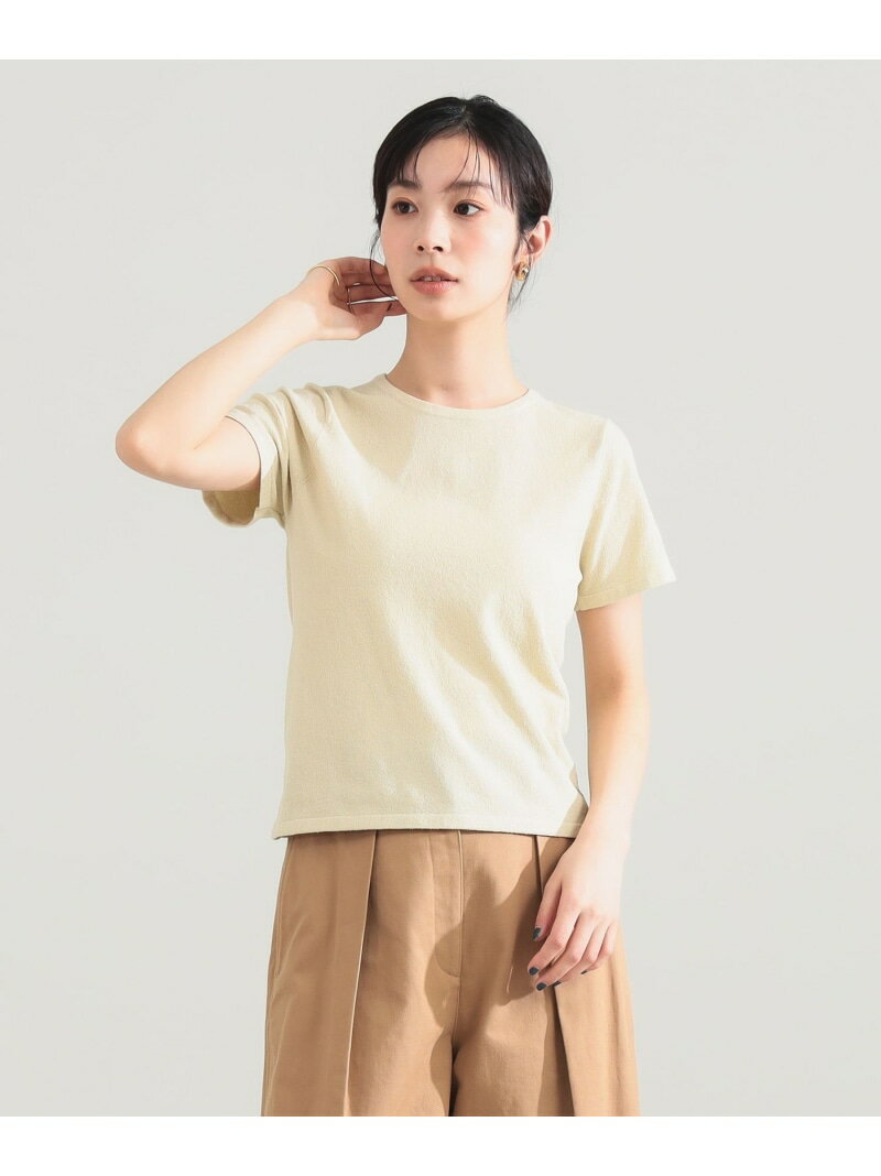乐天商城 - ブークレ クルーネック Tシャツ Demi-Luxe BEAMS デミルクス ビームス トップス ニット レッド グレー ブラウン【送料無料】[Rakuten Fashion]