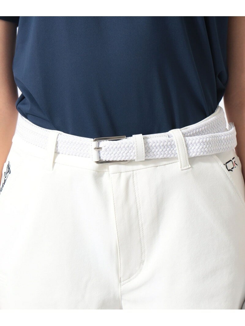 Rakuten - ＜WOMEN＞メッシュベルト BEAMS GOLF ビームス ゴルフ ファッション雑貨 ベルト ホワイト ネイビー ベージュ【送料無料】[Rakuten Fashion]